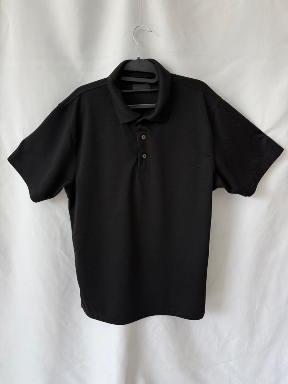 Classic Men's Golf Polo Shirt - Black
